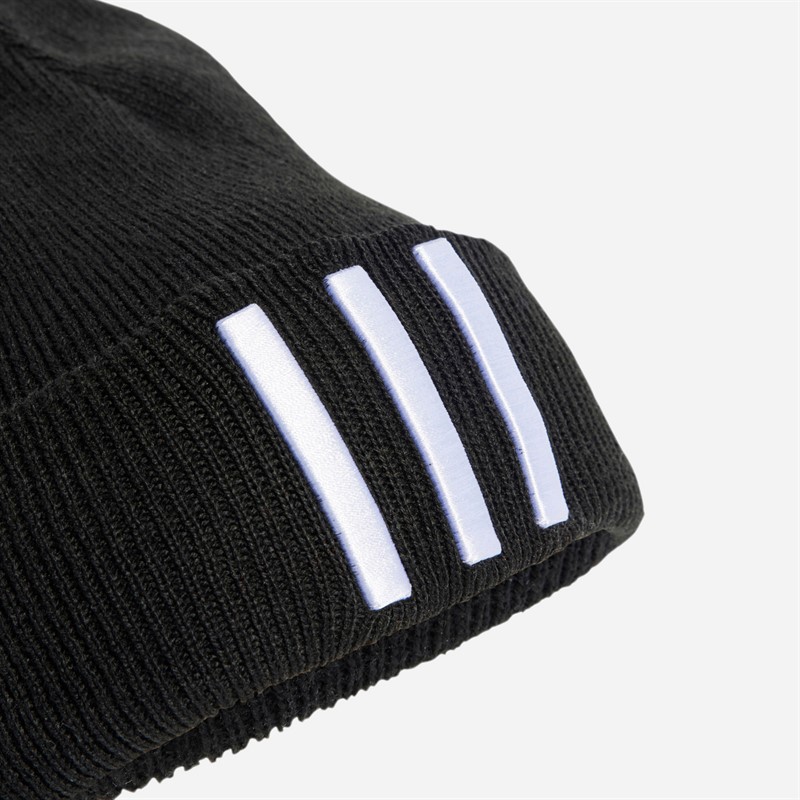 adidas 3-Stripes Beanie Black/White