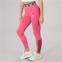 adidas Womens Hyperglam Full Length Colour Pop Leggings Pink Fusion/Collegiate Green/Semi Court Green
