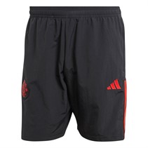 adidas Mens MUFC Manchester United 23/24 Downtime Shorts Black