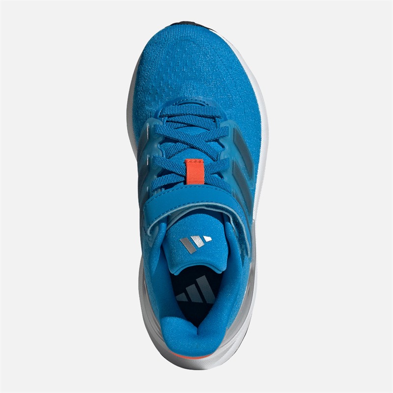 adidas Kids Ultrarun 5 Elastic Laces Neutral Running Shoes Bright Blue/Core Black/Semi Impact Orange