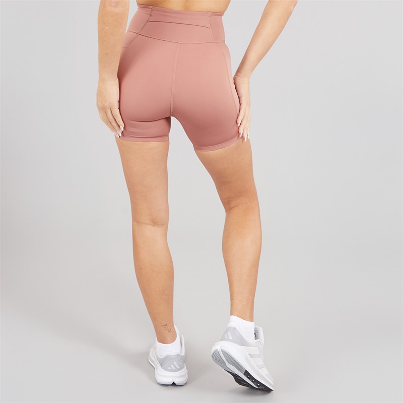 adidas Womens Own The Run Short Training Leggings Warm Clay