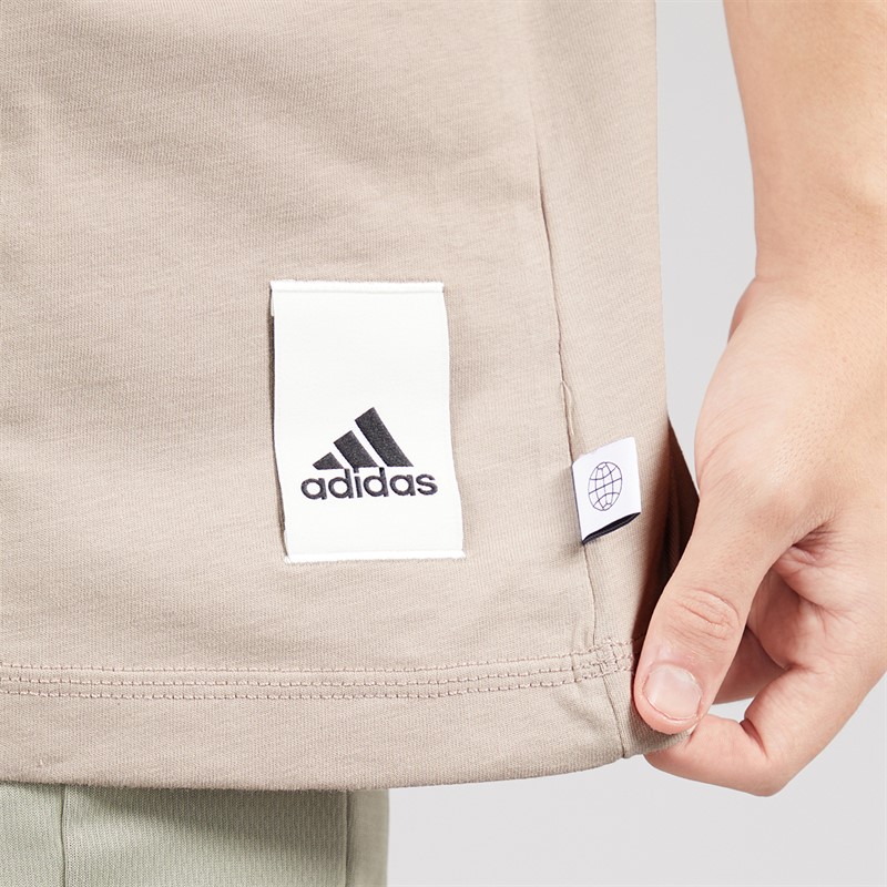 adidas Mens Lounge T-Shirt Wonder Taupe