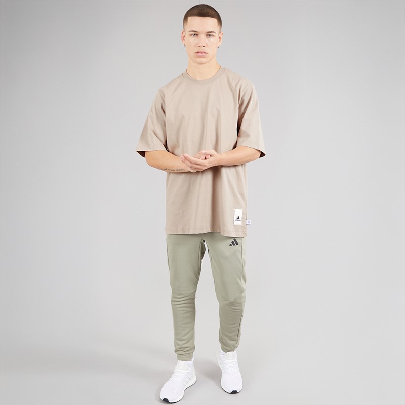 adidas Mens Lounge T-Shirt Wonder Taupe