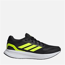 adidas Mens Runfalcon 5 Neutral Running Shoes Core Black/Lucid Lemon/White