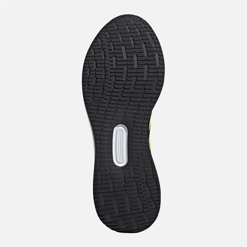 adidas Mens Runfalcon 5 Neutral Running Shoes Core Black/Lucid Lemon/White