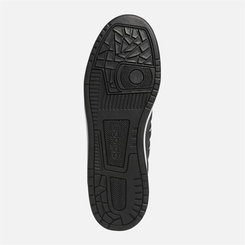 adidas Mens Rapid Court Low Trainers Core Black/Carbon/Cloud White