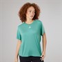 adidas Womens Aeroready Train Essentials 3-Stripes T-Shirt Mint Tone