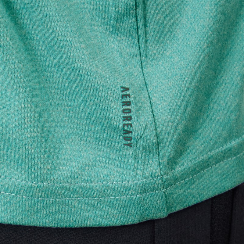 adidas Womens Aeroready Train Essentials 3-Stripes T-Shirt Mint Tone