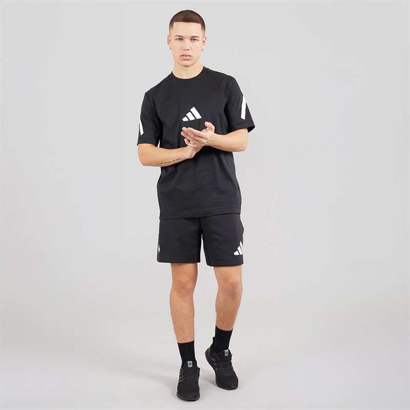 adidas Mens Z.N.E. Shorts Black/White