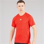 adidas Mens Gym Training T-Shirt Bright Red