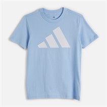 adidas Junior Essentials Logo T-Shirt Glow Blue