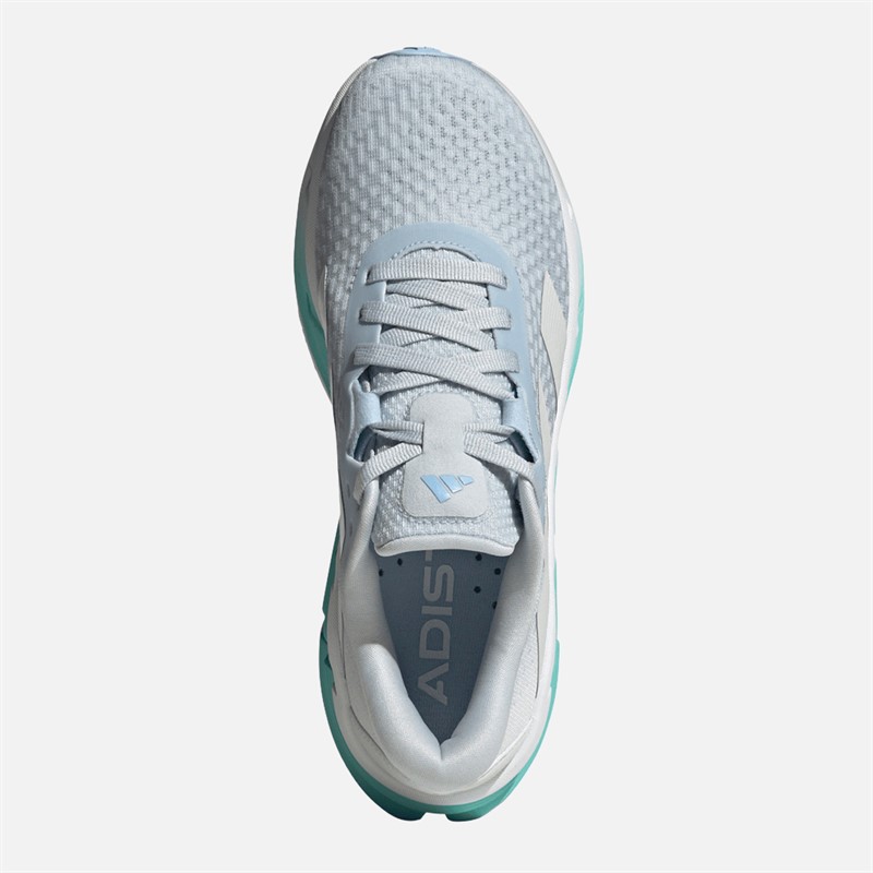 adidas Womens Adistar 3 Neutral Running Shoes Halo Blue/Zero Metallic/Flash Aqua