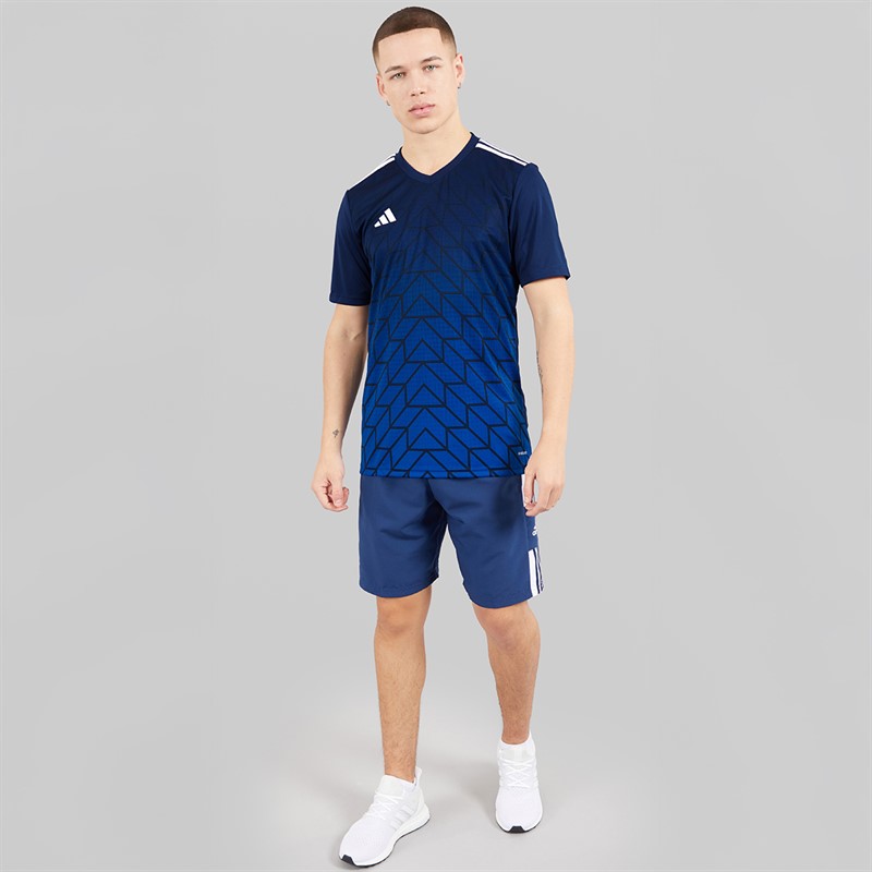 adidas Mens Team Icon 23 T-Shirt Team Navy Blue