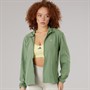 adidas Womens Run It Running Jacket Silver Green