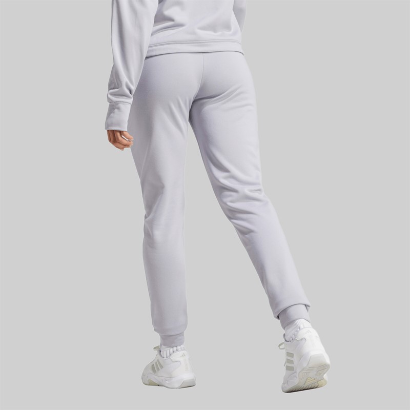 adidas spodnie dresowe Aeroready Game And Go Tapered polar dla niej kolor Gloy Grey/Biały