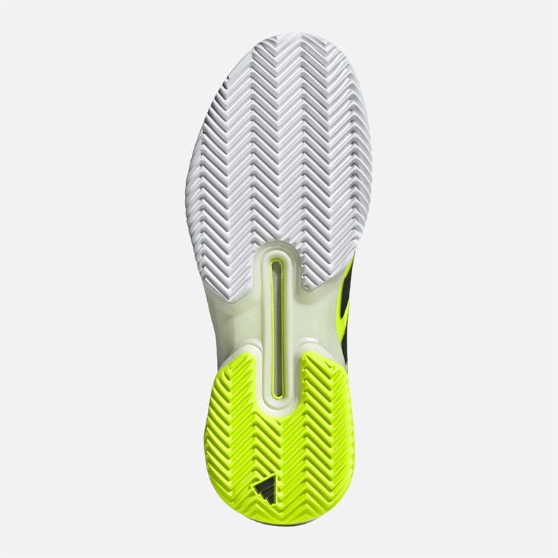 adidas Mens Adizero Ubersonic 5 Tennis Court Shoes Lucid Lemon/Core Black/Cloud White