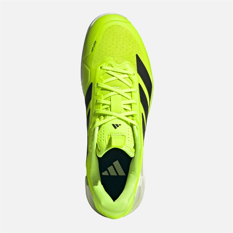 adidas Mens Adizero Ubersonic 5 Tennis Court Shoes Lucid Lemon/Core Black/Cloud White