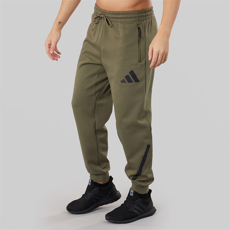 adidas Mens Z.N.E. Track Pants Olive Strata