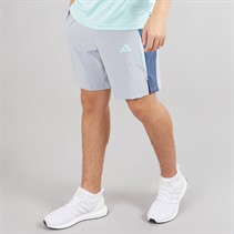 adidas Mens Tech Apparel Colorblock Training Shorts Halso Silver