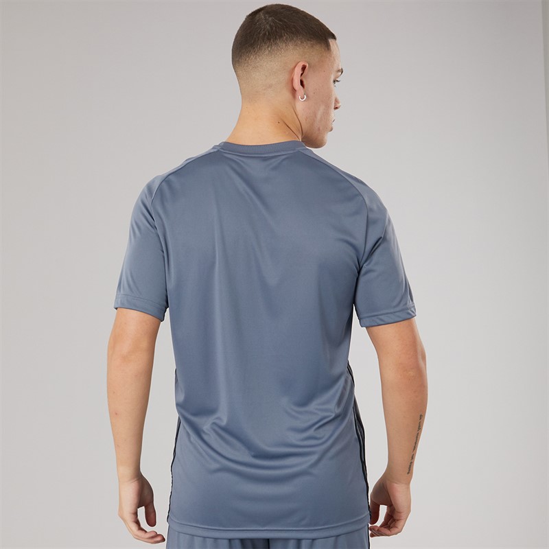 adidas Mens Tiro 25 Essentials T-Shirt Team Onix/Super Orange