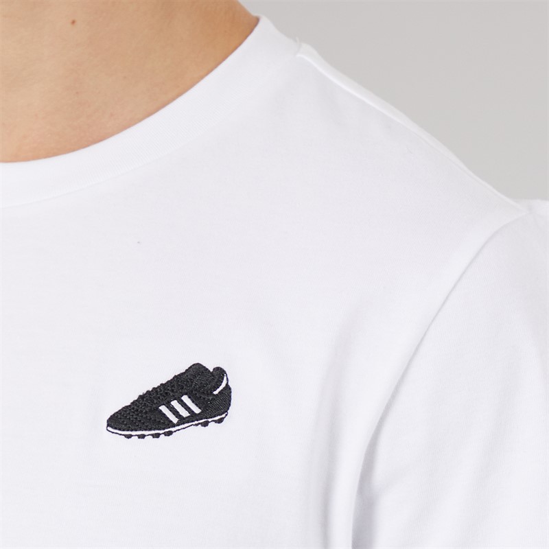adidas Mens Copa Signature Graphic T-Shirt White