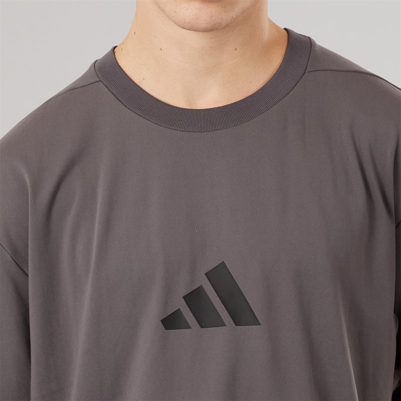adidas Mens Z.N.E. Loose Fit T-Shirt Grey