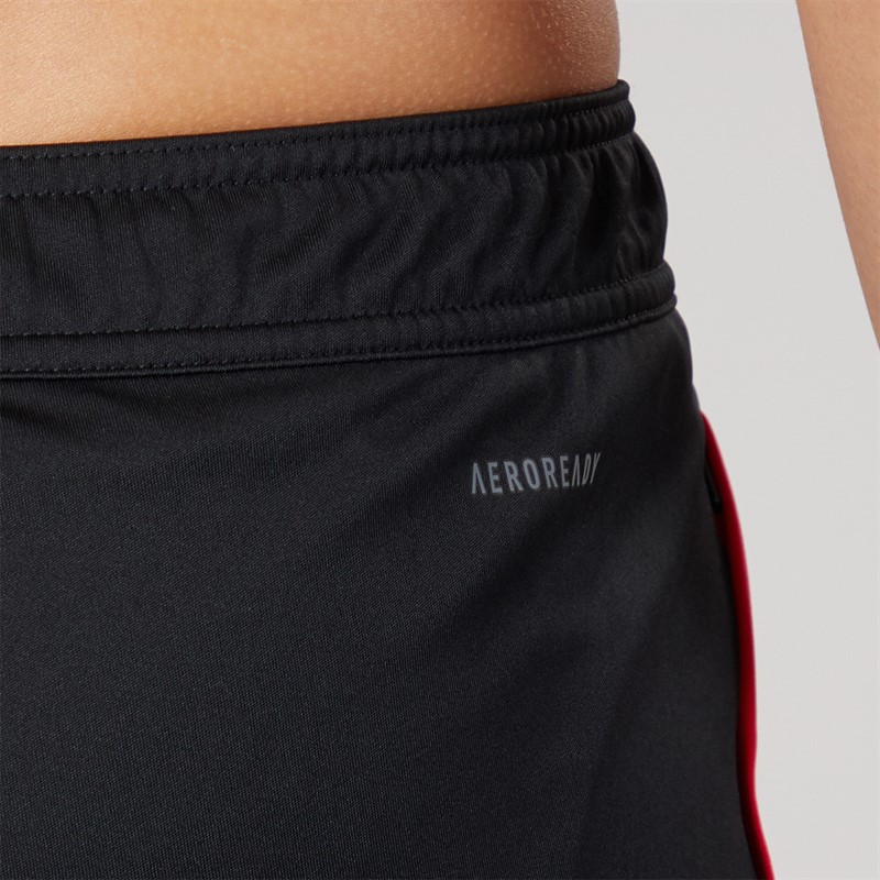 adidas Mens Tiro 24 Shorts Black/Pure Ruby