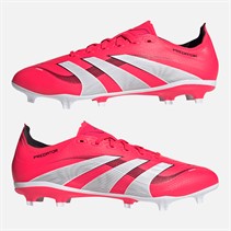 adidas Herren Predator League FG/MG Fußballschuhe festen / Kunstrasen Lucid Red/Cloud White/Core Black