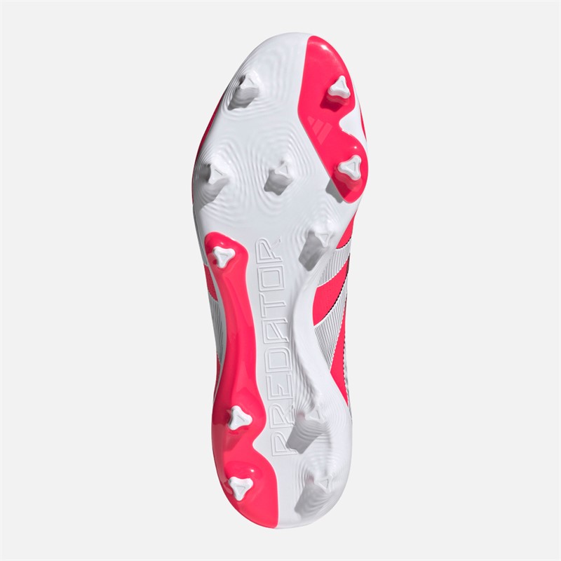 adidas Herren Predator League FG/MG Fußballschuhe festen / Kunstrasen Lucid Red/Cloud White/Core Black