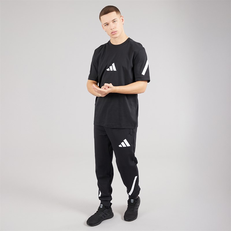 adidas Mens Z.N.E. Track Pants Black/White
