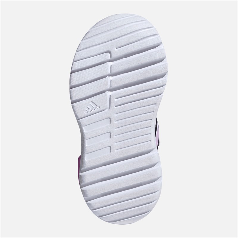 adidas Infant Girls Racer Tr23 Elastic Laces Trainers Legend Ink/Bliss Lilac/Flash Pink