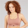 adidas Womens TLRD Impact Luxe Training High Support Bra Warm Clay