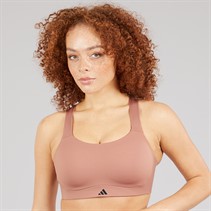 adidas Womens TLRD Impact Luxe Training High Support Bra Warm Clay