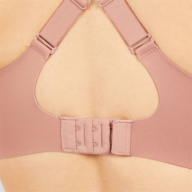 adidas Womens TLRD Impact Luxe Training High Support Bra Warm Clay