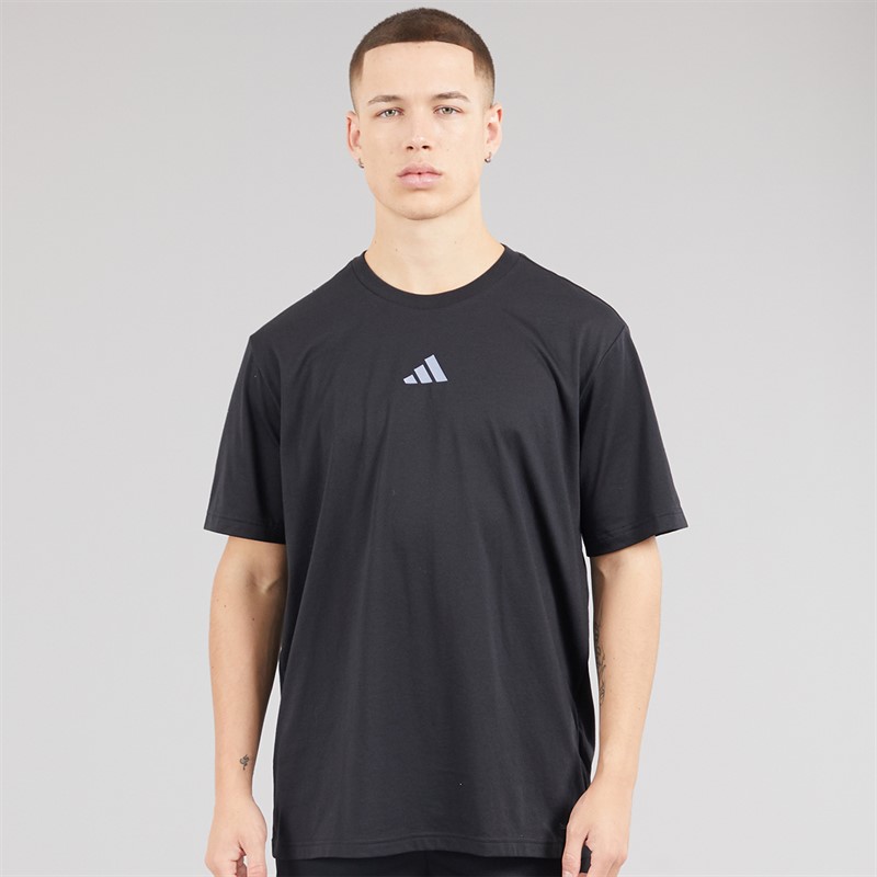 adidas Mens Climacool One Rep At A Time Back Graphic Training T-Shirt Black