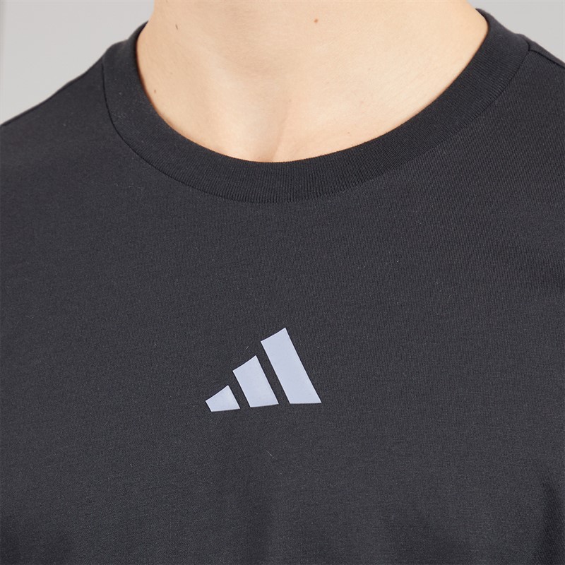 adidas Mens Climacool One Rep At A Time Back Graphic Training T-Shirt Black