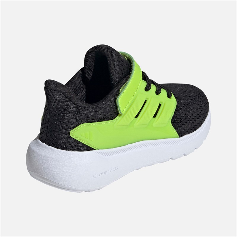 adidas Kids Ultimashow 2.0 Elastic Laces Trainers Core Black/Solar Slime/White