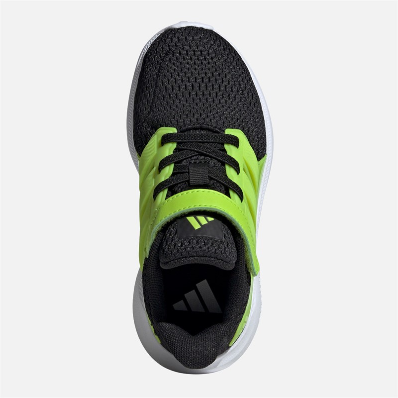 adidas Kids Ultimashow 2.0 Elastic Laces Trainers Core Black/Solar Slime/White