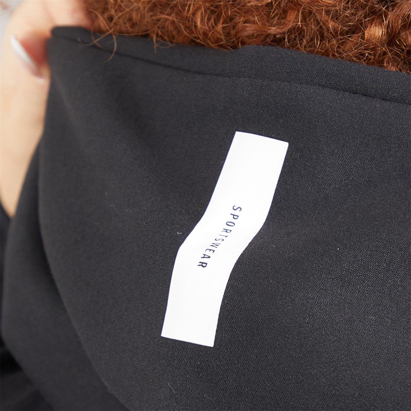 adidas Womens Z.N.E. Full Zip Hoodie Black/White