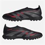 adidas Mens Predator League Laceless TF Astro Football Boots Core Black/Grey Four/Lucid Red