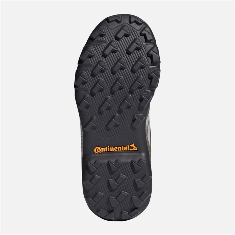 adidas Junior Terrex Mid Gore-Tex Waterproof Walking Boots Olive Strata/Silver Dawn/Amber Tint