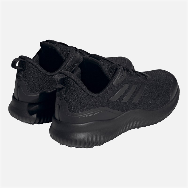 adidas Mens Alphacomfy Trainers Core Black