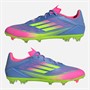 adidas Mens F50 League FG/MG Firm/Multi Ground Football Boots Blue Fusion/Lucid Lemon/Lucid Pink