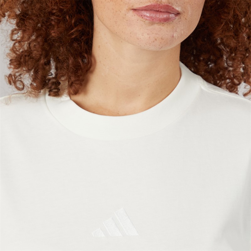 adidas Womens All SZN Loose Fit T-Shirt Off White