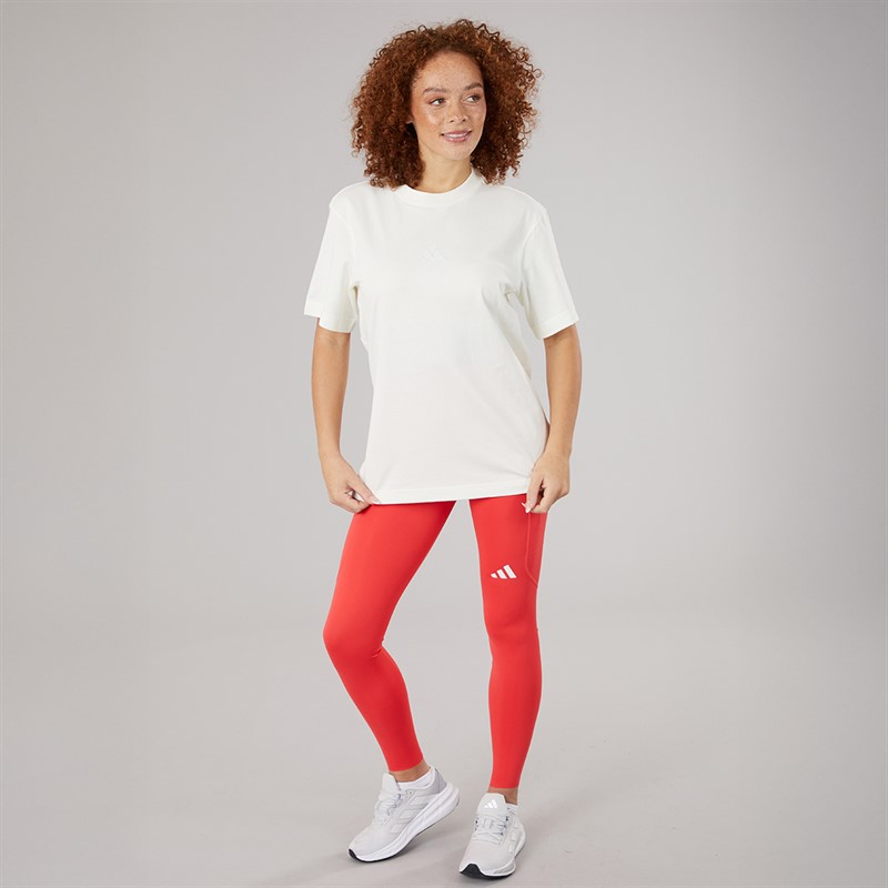 adidas Womens All SZN Loose Fit T-Shirt Off White