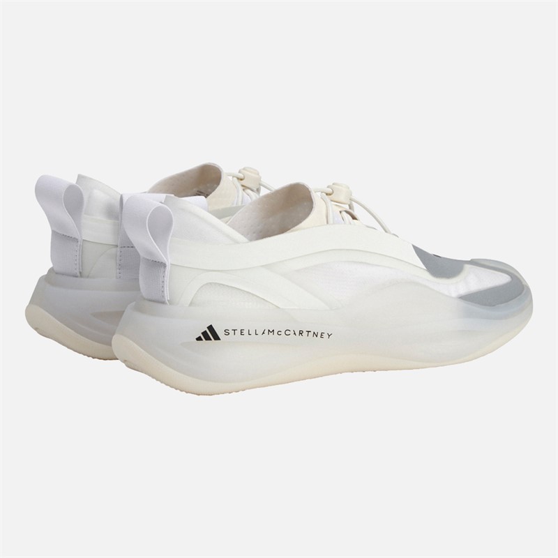 adidas Womens Stella McCartney Sportswear Low Ground Trainers Cloud White/Off White