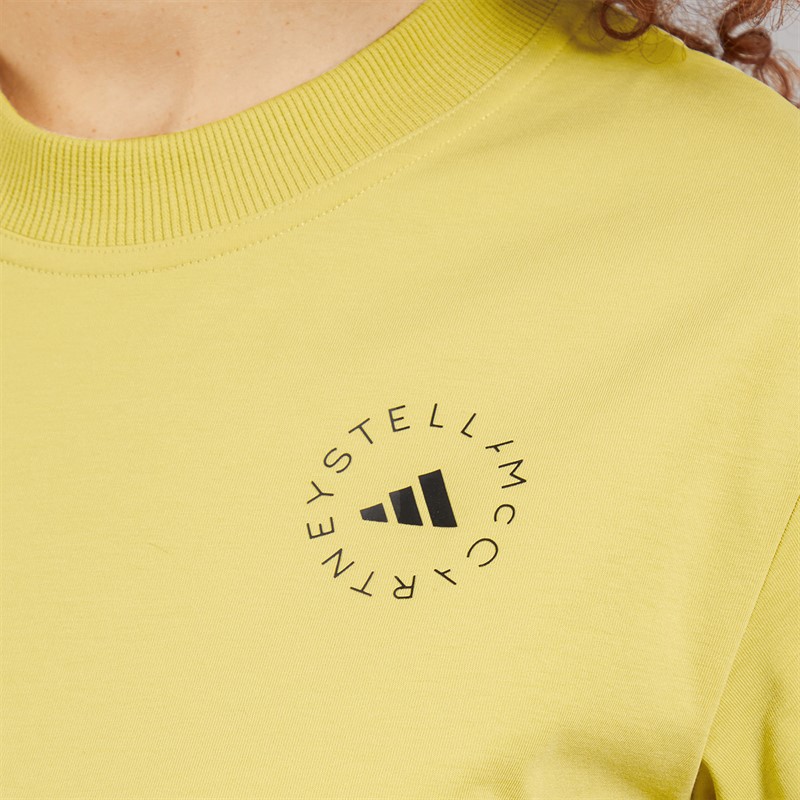adidas Womens Stella McCartney True Casuals T-Shirt Halo Gold