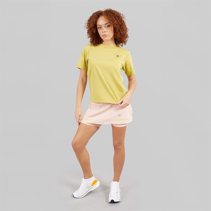 adidas Womens Stella McCartney True Casuals T-Shirt Halo Gold