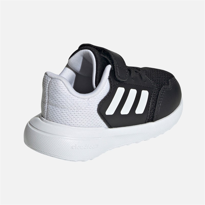 adidas Infant Tensaur Run 3.0 Elastic Laces Trainers Core Black/Cloud White