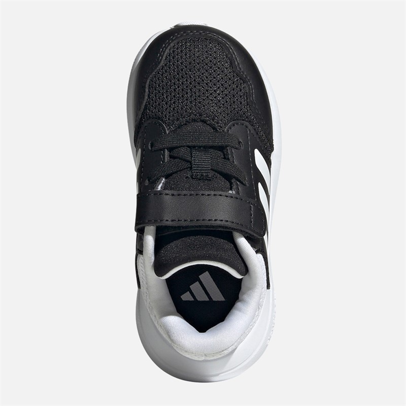 adidas Infant Tensaur Run 3.0 Elastic Laces Trainers Core Black/Cloud White